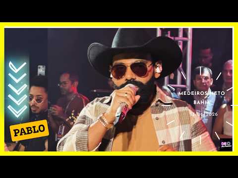 Show 📽 Pablo | Medeiros Neto | Bahia | (13/06/2026) #pablo #seresta #cantorpablo