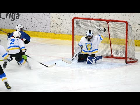 Highlights HS Rīga 2012 VS Falkons - Riga hockey cup U10 - 30.04.22