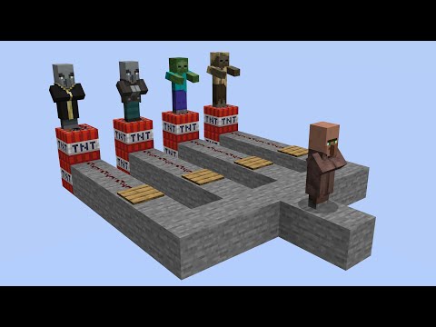 Which mob villager hates ?