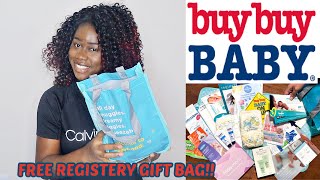 FREE BUYBUY BABY REGISTRY GIFT BAG | HOW TO GET FREE WELCOME GIFT BAG |UNBOXING BUY BUY BABY BAG
