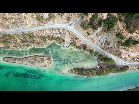 Stuibenfälle Wasserfall und Plansee mit Drohne DJI Mini 3 Pro