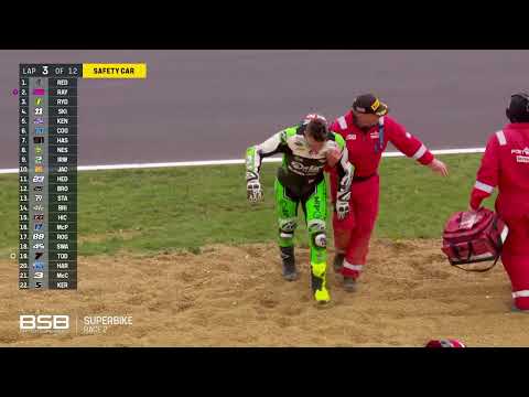 2025 Bennetts British Superbikes: Iddon crashes out of race two at the finale