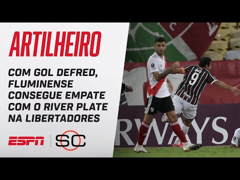 FRED MARCA, E FLUMINENSE EMPATE COM O RIVER PLATE NA ESTREIA DA LIBERTADORES | SportsCenter