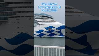 Musical Horns from Sun Princess in Port Everglades! (Love Boat Theme)