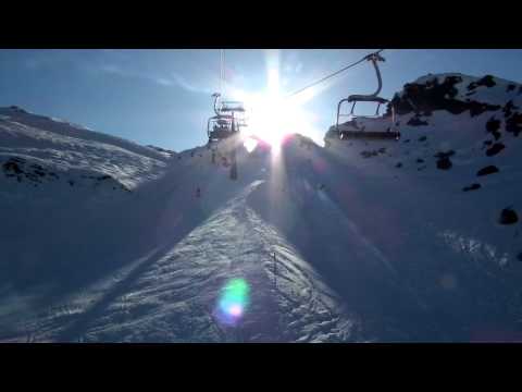 Krimml X Press Kurvenfahrt anschließend Gegensonne