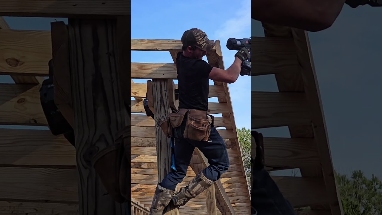 when you don't have a ladder 😳😮🤣🤣💪