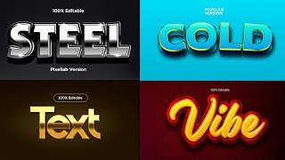 GET FREE 10+ PREMIUM PLP TEXT EFFECTS FILES 🤯🔥😱| for graphics designing