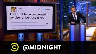 Grace Helbig, Hari Kondabolu, Doug Benson - My Uber Driver - @midnight