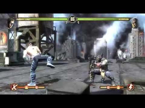 Mortal Kombat - Komplete Edition - Johnny Cage vs Scorpion (Majority vs Vitor T round 2)