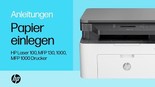 Papier einlegen bei HP Laser 100, MFP 130, 1003, 1008, MFP 1130, MFP 1180 Druckern