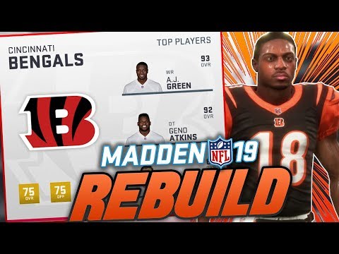 Cincinnati Bengals Rebuild | Madden 19 Franchise Rebuild