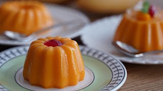 No-Gelatin / No-Egg / Easy Recipe / 망고 푸딩 / Mango Pudding Recipe / Summer Dessert / 스푼 계량