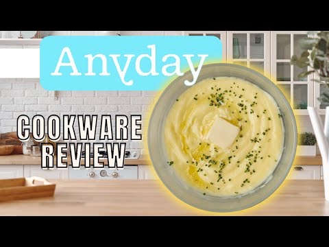Anyday Cookware Review | MICROWAVE Mashed Potatoes with NO BOILING