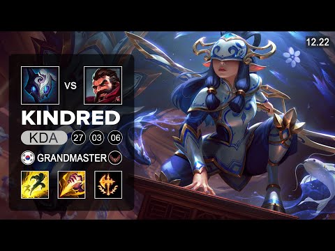Kindred vs Graves Jungle - KR Grandmaster - Patch 12.22 Season 12