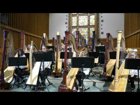 Salzedo - "Seguidilla" from Suite of Eight Dances (NC Harp Ensemble)