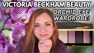 NEW VICTORIA BECKHAM ORCHID EYE WARDROBE! Eyeshadow Palette Review Demo and Swatches!