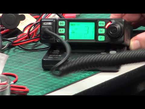 CRT Xenon UK CE MultiNorm CB radio (mobile) -  On The Air Test
