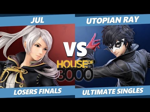 Smash Ultimate Tournament - Utopian Ray (Joker) Vs. Jul (Robin) SSBU Xeno 158 Losers Finals