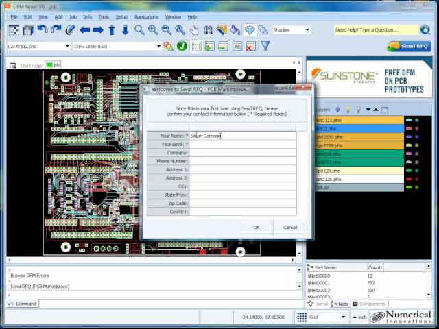 PCB Quote using DFM Now!