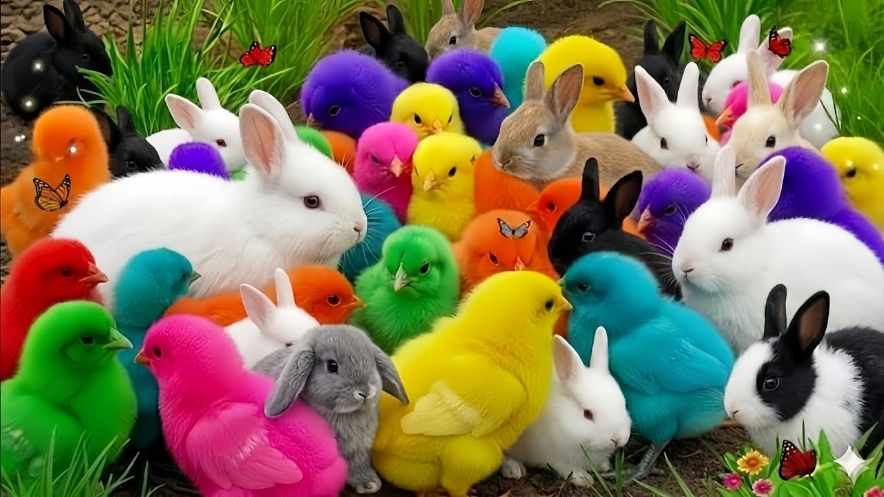 Tangkap Ayam Lucu, Ayam Warna Warni, Ayam Rainbow Gokil, Kelinci, Kucing Lucu, Bebek, Hewan Lucu