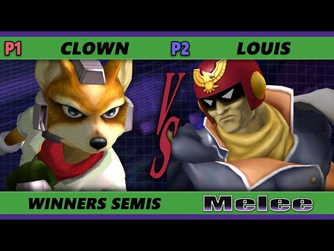 S@X 447 Winners Semis - Louis (Captain Falcon) Vs. Clown (Fox) Smash Melee - SSBM