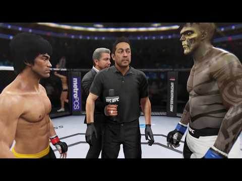 Bruce Lee vs. Cyborg T100 (EA Sports UFC 2)
