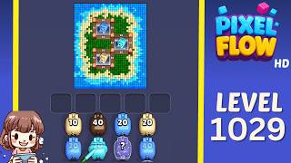 Pixel Flow Level 1029 Solution Walkthrough