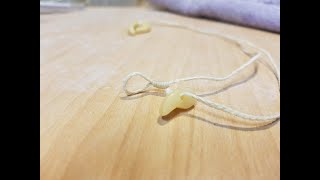 How to Tie a Toggle and Loop Necklace
