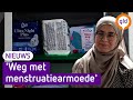 Gratis maandverband en tampons voor meisjes in armoede