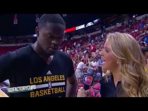 Julius Randle Full SL Highlights 2014.07.13 vs Pelicans - 10 Pts, Laker Debut!