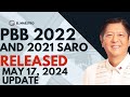 PBB 2022 SARO RELEASED MAY 17, 2024
