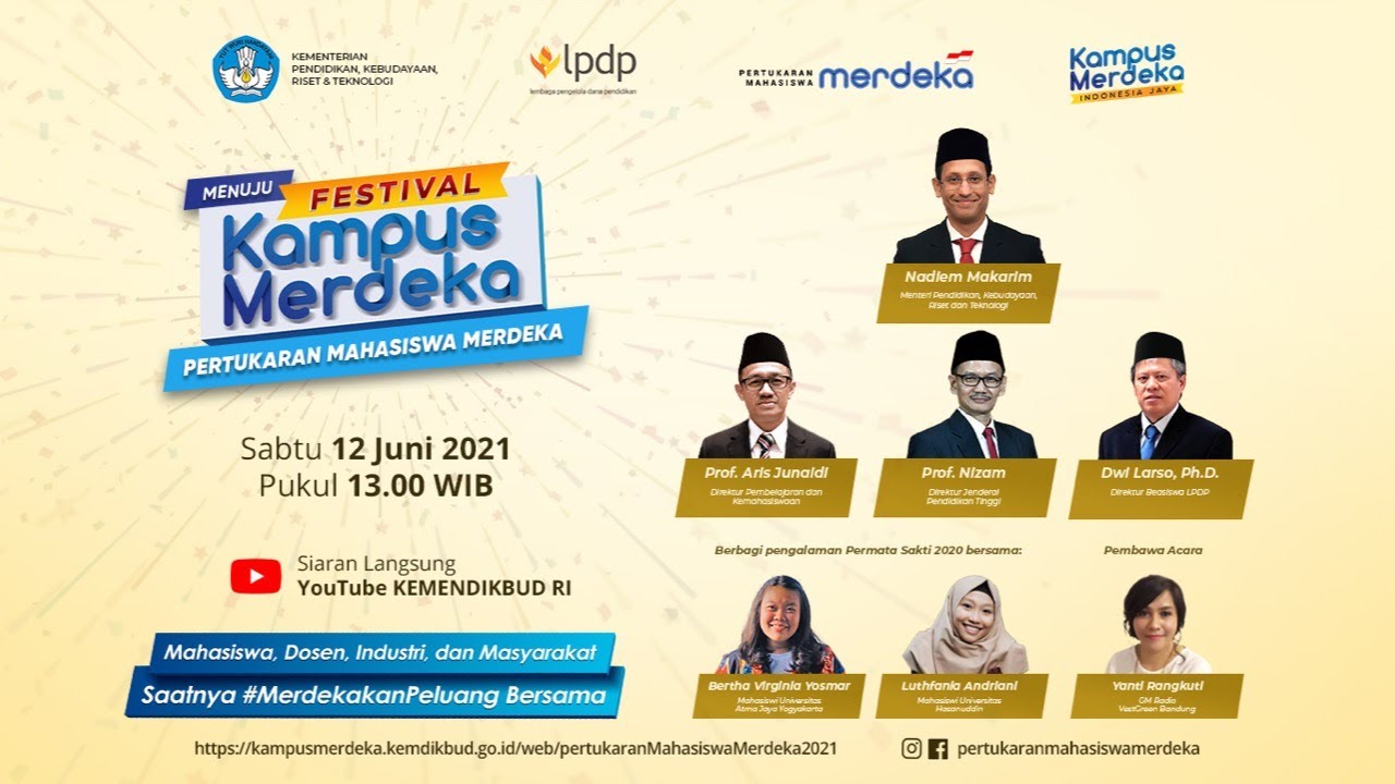 Peluncuran Program Pertukaran Mahasiswa Merdeka