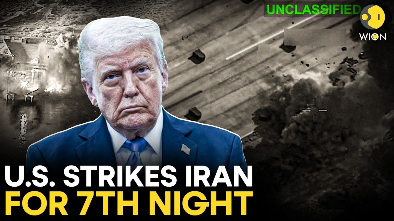 US-Iran War LIVE: '7th Night of Strikes' | US Hits Iran Again as Hormuz Conflict Escalates | WION