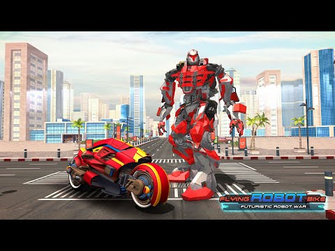 Police Bike Robot Game 3D - Robot Game - Android GamePlay | Walk through a Game