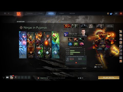 dota2carry Miracle- Ember Spirit - NIP vs Nigma - BLAST Bounty Hunt