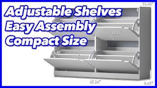 4-Drawer Shoe Cabinet - Assembly & Review