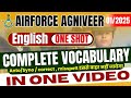 Airforce Agniveer 01/2025 | Complete Vocab  in One Video