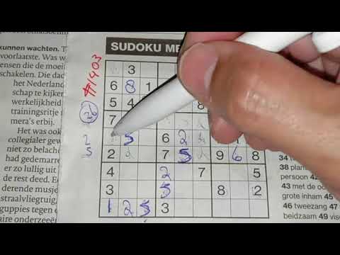 If Sudoku Instructor can make it, You can make it! (#1403) Medium Sudoku puzzle. 08-25-2020