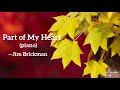 Part of My Heart – Jim Brickman piano