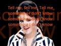 Tell me something I don´t know- Karaoke w/lyrics ...