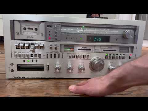 Soundesign Model 5988 Review: Vintage AM FM Stereo Receiver and 8 Track Cassette Recorder