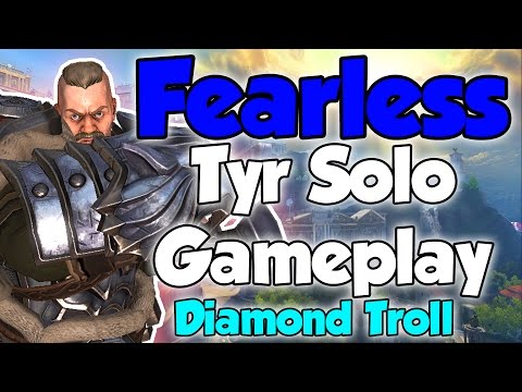 Smite: Fearless- Tyr Solo Gameplay