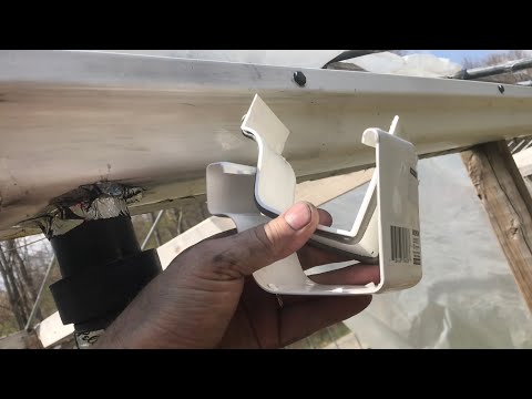 CONNECTING amerimax k-style “vinyl gutter”