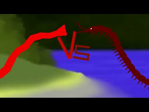 DCBA: Giant Centipede VS Kinabalu Giant Red Leech