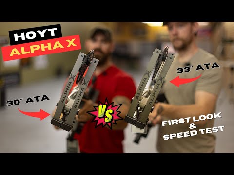 Hoyt Alpha X 30 & 33 Bow Review and Speed Test | First Look