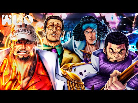 WLO -  Potências da Marinha [ Almirantes / One Piece ]