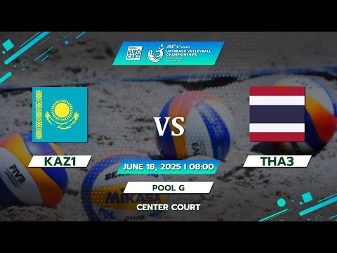 KAZ 1 - THA 3/Main Draw/ 6th Asian U21 Beach Volleyball Championships 2025