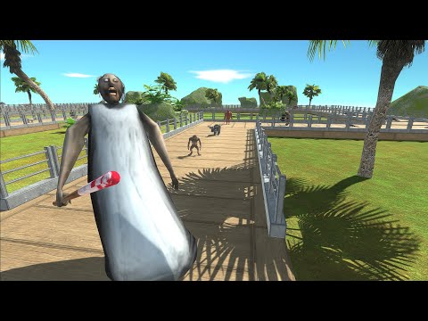 Granny Death Run Dinosaur | Animal Revolt Battle Simulator