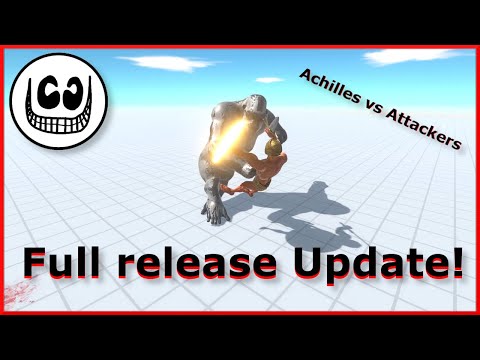 Achilles vs Attackers | New Update | Animal Revolt Battle Simulator ARBS