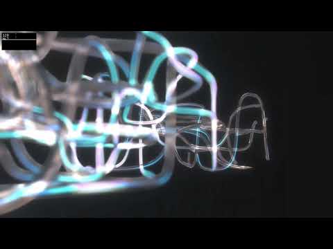 Generative 3D splines data visualization